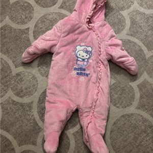 Hello Kitty Pink Baby Onesie